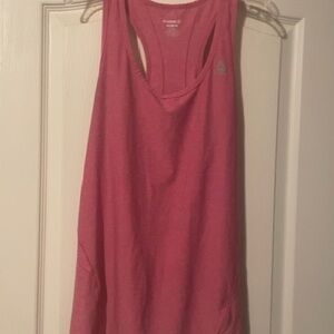 Reebok Women's Pink Racerback Tank Top